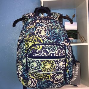 Vera Bradley Campus Backpack Katalina Blues